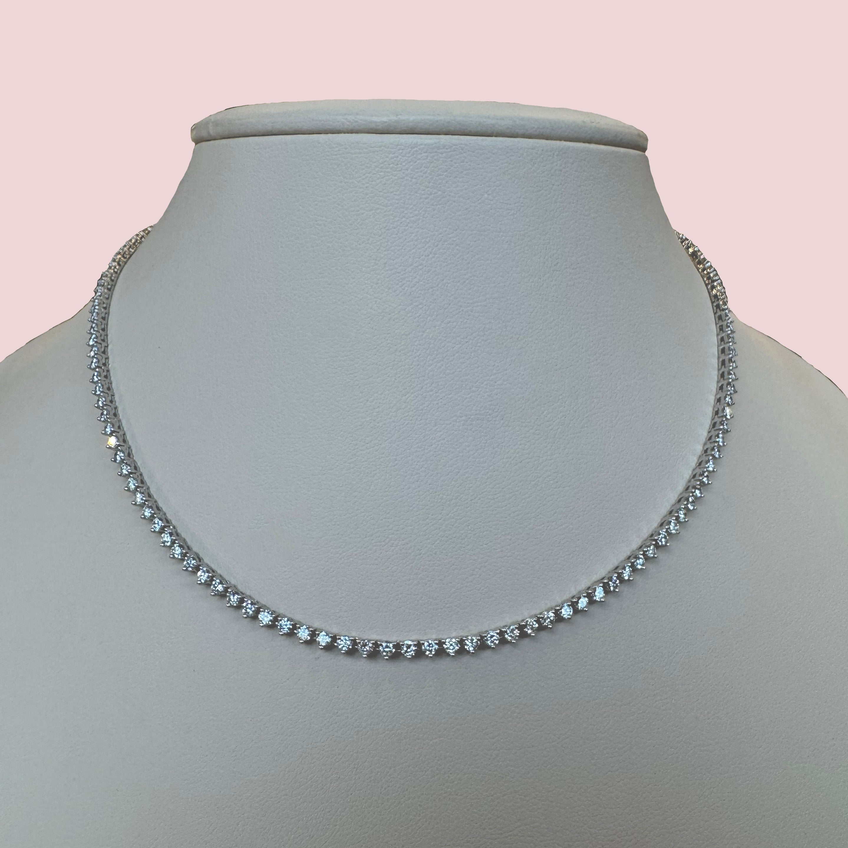 5.50ctw Lab Diamond Tennis Necklace