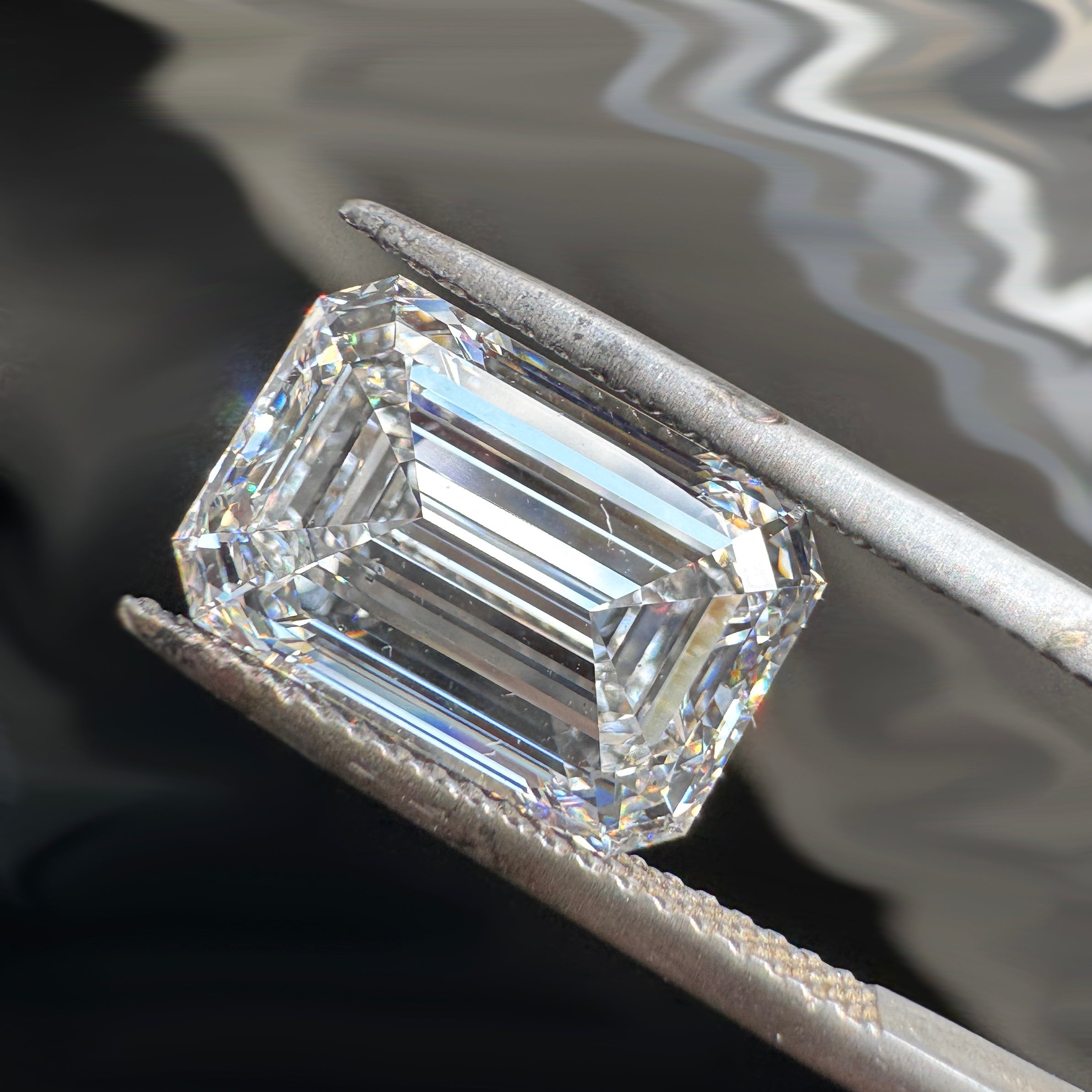 6.04ct Emerald-Cut Lab Diamond