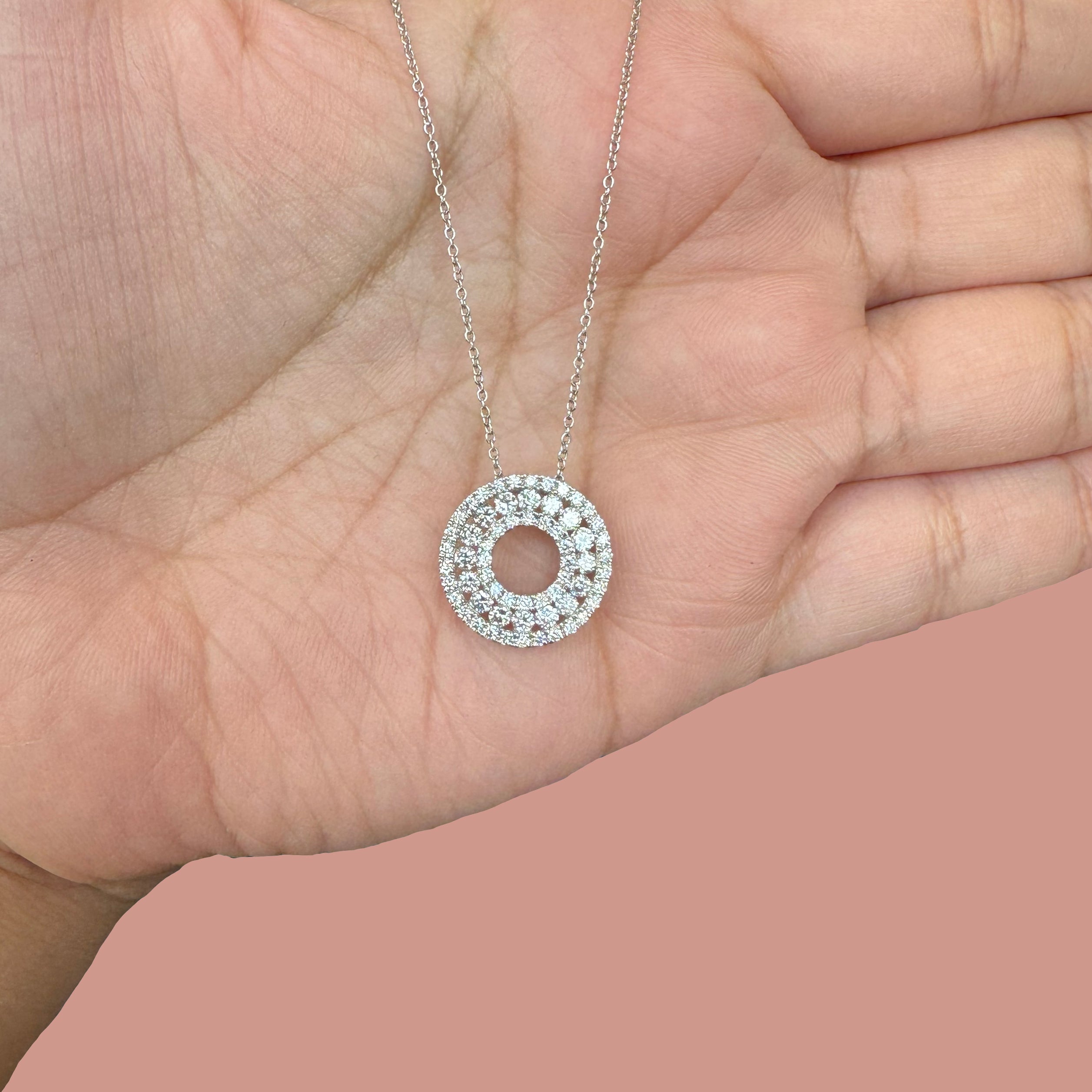 0.45ct Lab Diamond Wreath Pendant
